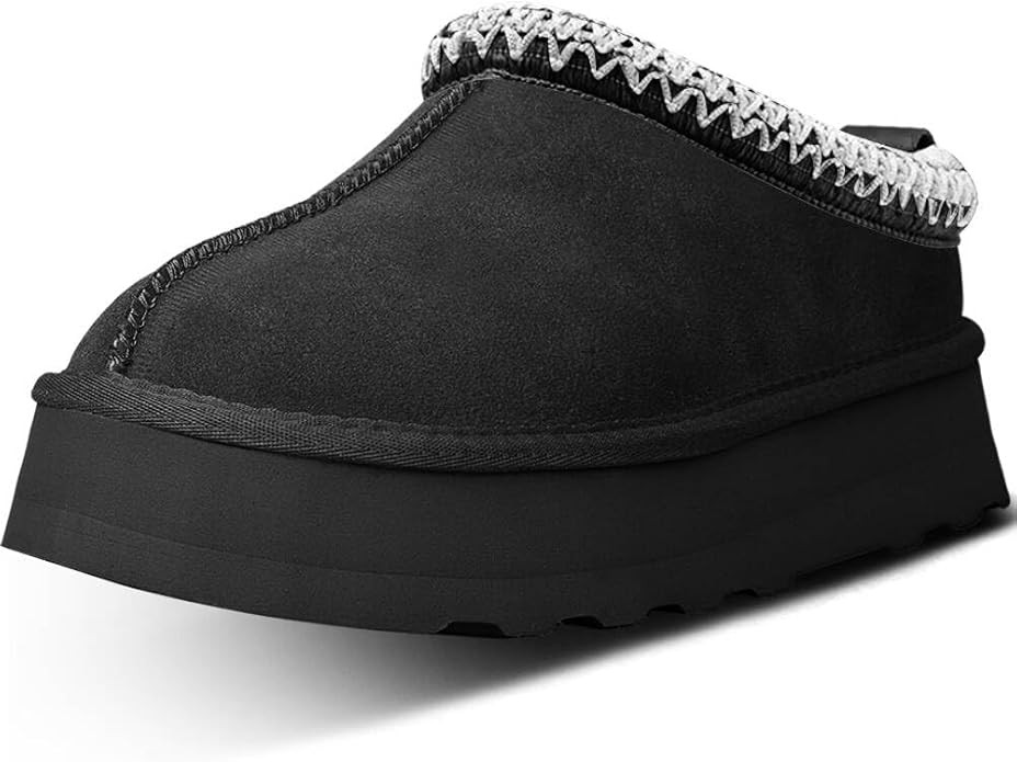 Platform Slippers Mini Boots for Women Fleece Lined Boots Platform Boots Anti-Slip Snow Platform ... | Amazon (US)