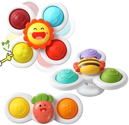 Suction Cup Spinner Toys for Baby,Baby Fidget Spinner Suction,Window Spinner Toys for Toddlers 1-... | Amazon (US)