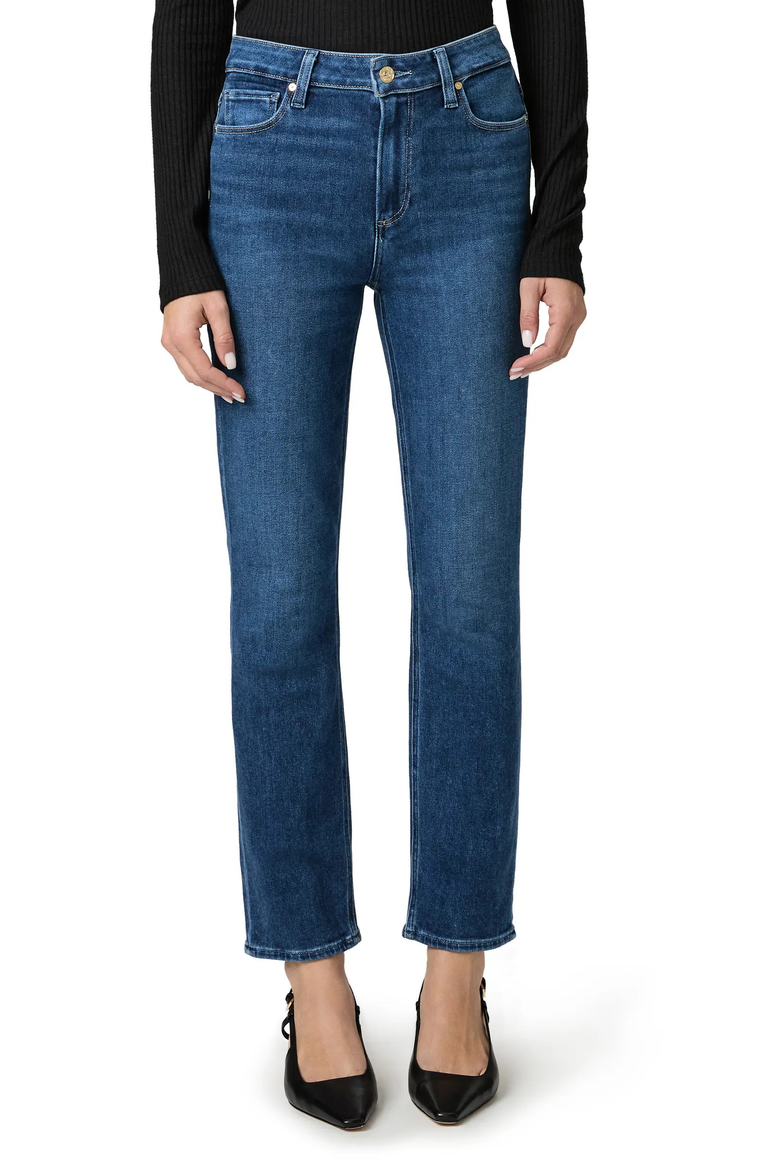 Cindy High Waist Ankle Straight Leg Jeans | Nordstrom