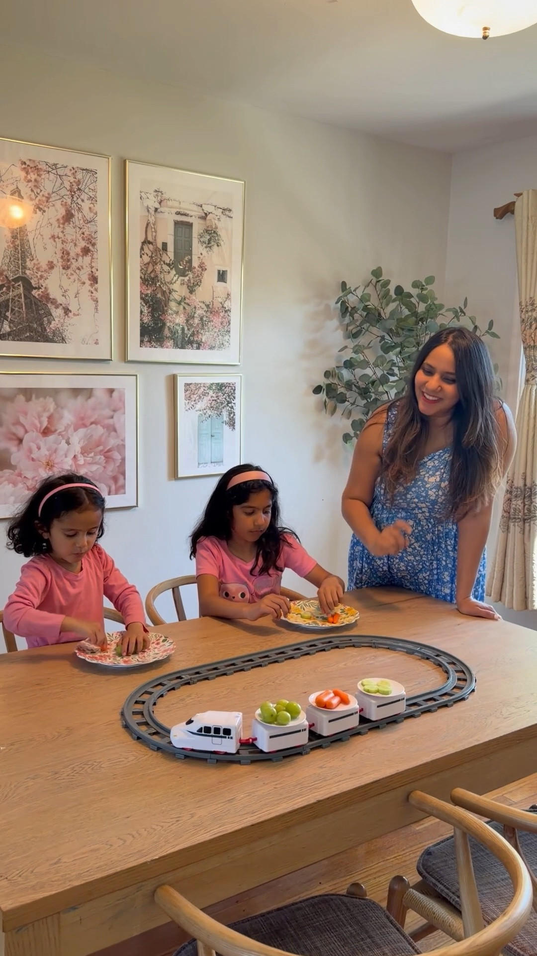 Such an easy mom hack to get your kids sit on the dining table & eat healthy! #eatinghealthy #kidsnack #kidssnack #healthyeating #monhack #toddlermom #momlife #sushitrain

#LTKmomlife #LTKKids