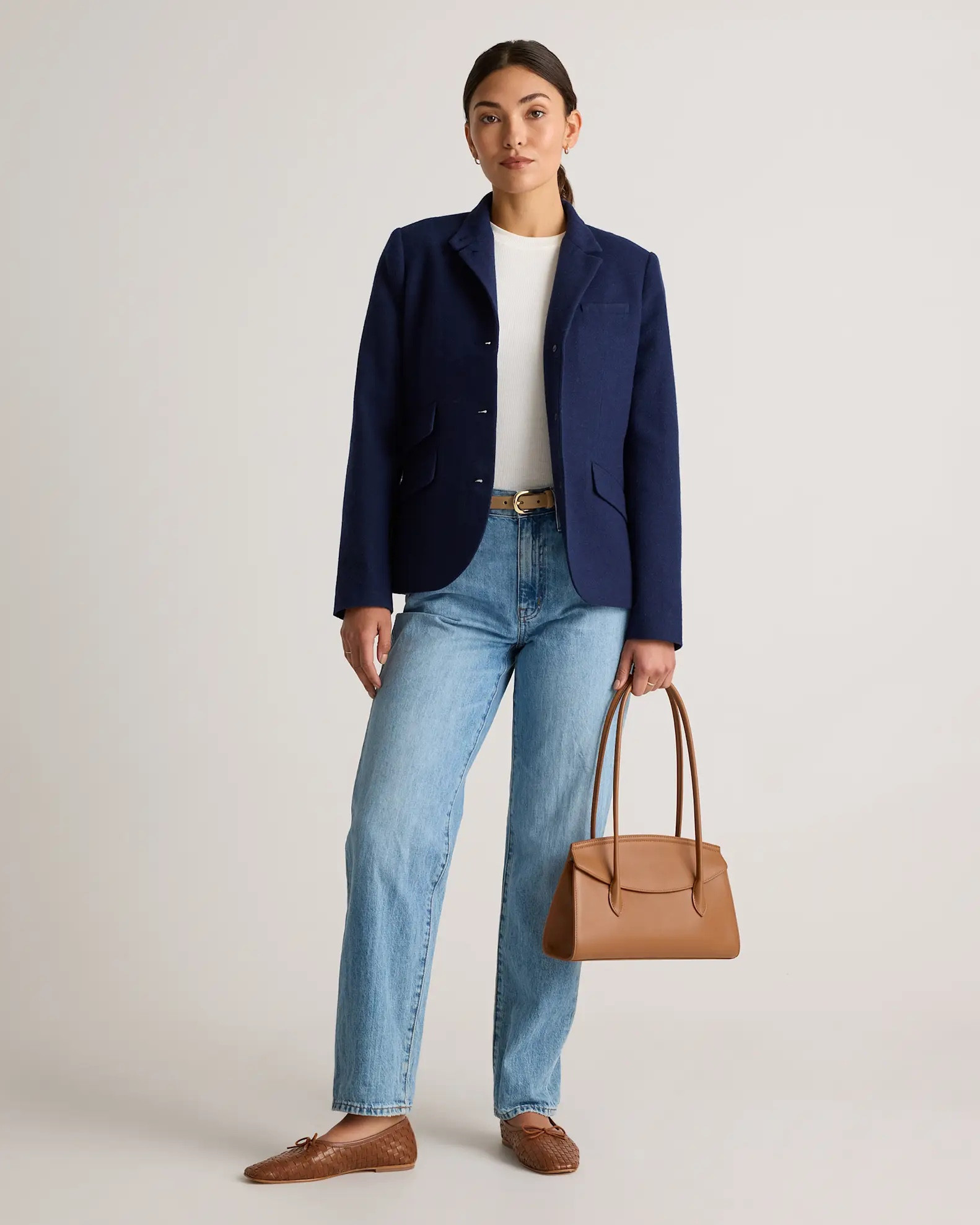 Lots on big sale! 63% Off in 3 colors
Italian Leather Double Strap Shoulder Bag
65% Off Italian Leather Handwoven Square Toe Ballet Flat
The blazer is 60% Off in more colors

#LTKSaleAlert #LTKOver40 #LTKWorkwear