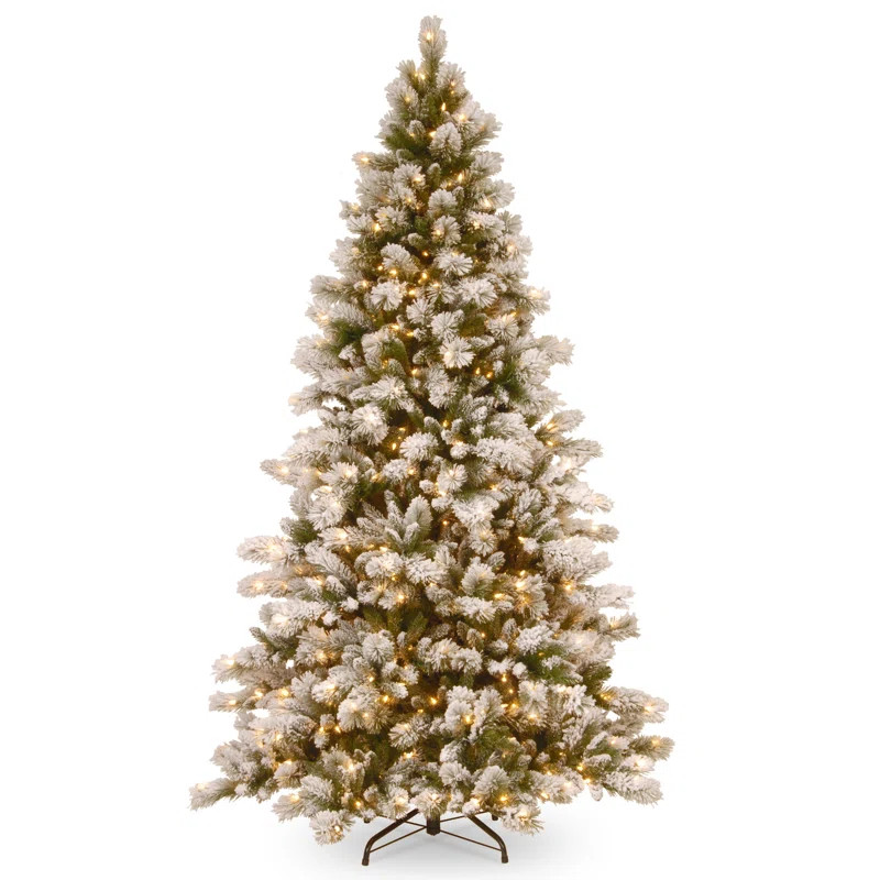 90'' Lighted Artificial Pine Christmas Tree | Wayfair North America