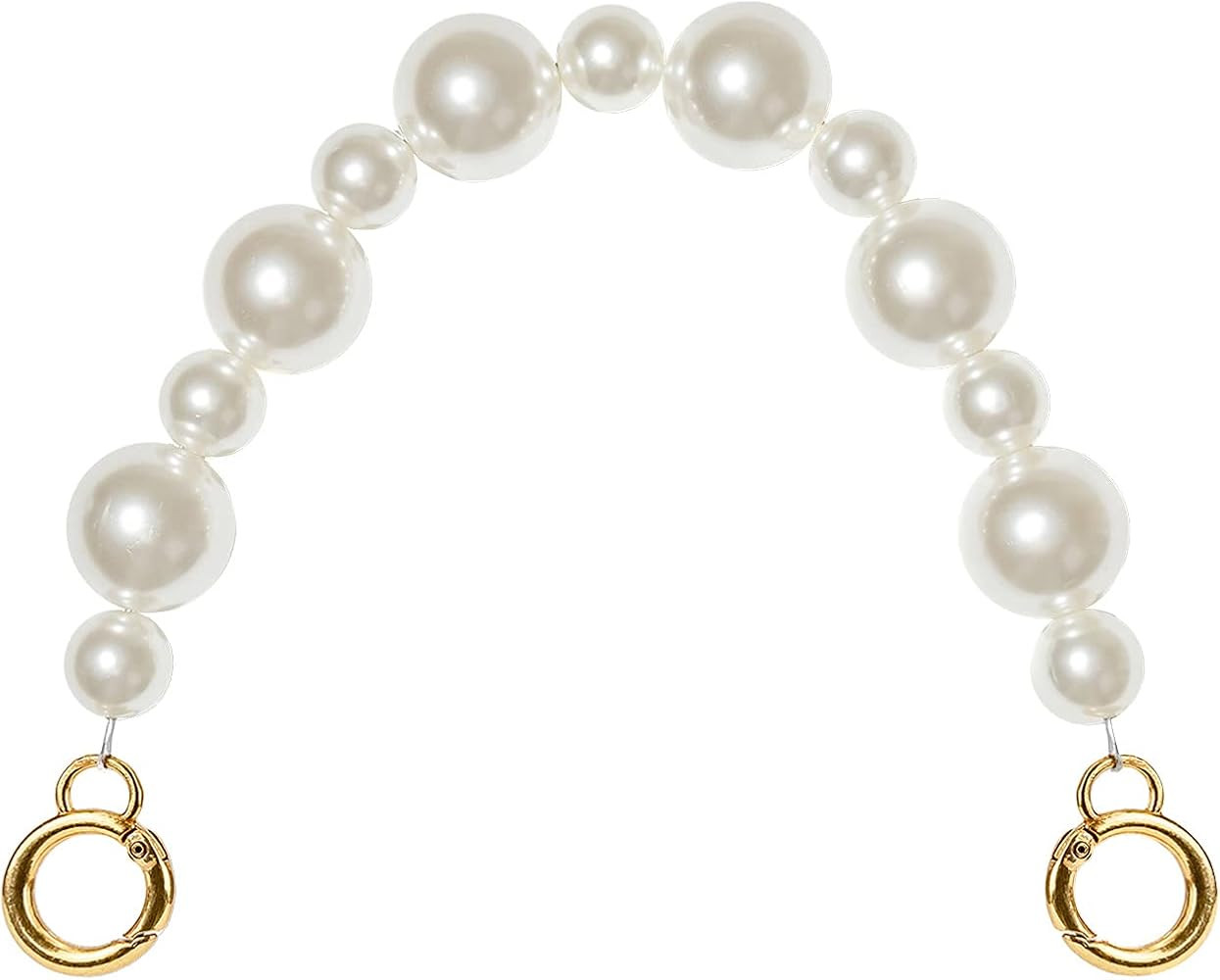 JW PEI 90s Shoulder bag Anna Faux Pearl Chain Accessories for DIY Mini Flap Bag Fae Top Handle Bag R | Amazon (US)