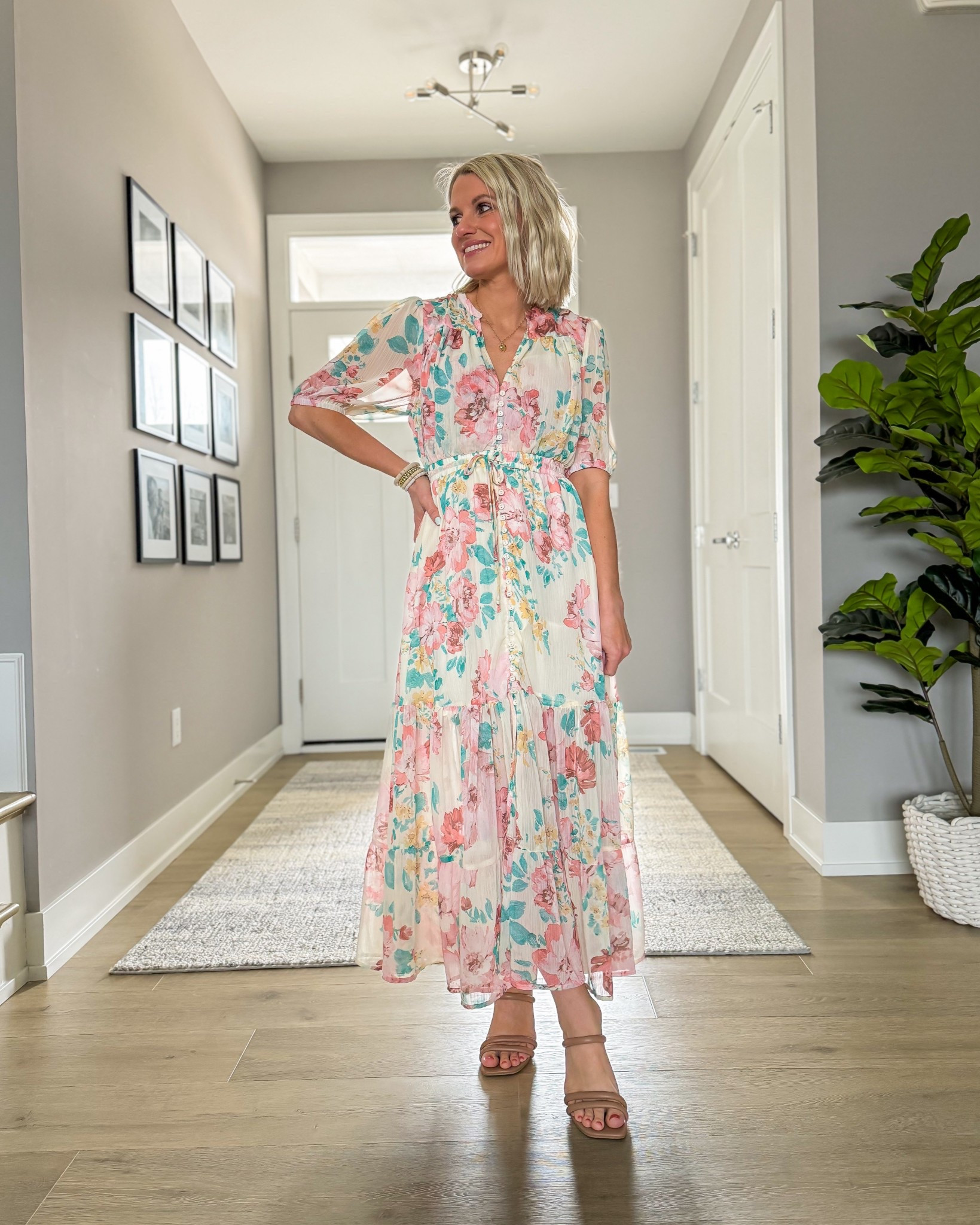 The prettiest spring dress from @Gibsonlook I’m wearing an xxsmall. Use code: THRIFTYWIFE10 for 10% off! 

#LTKPetite #LTKOver40 #LTKSeasonal