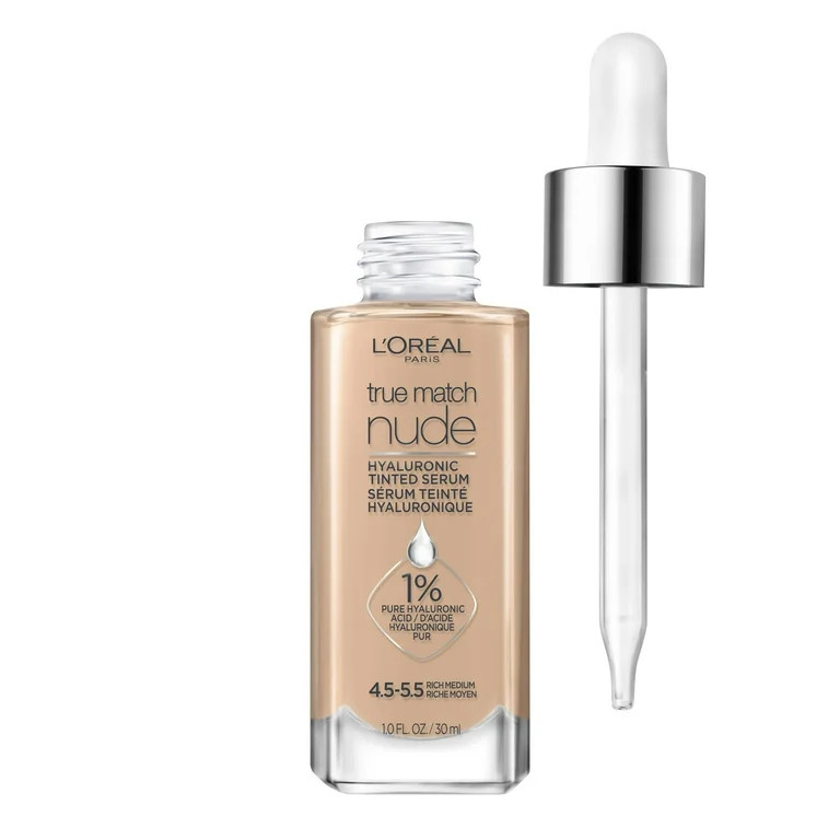 L'Oreal Paris True Match Serum Foundation Makeup, 4.5-5.5 Rich Medium, 1 fl oz - Walmart.com | Walmart (US)