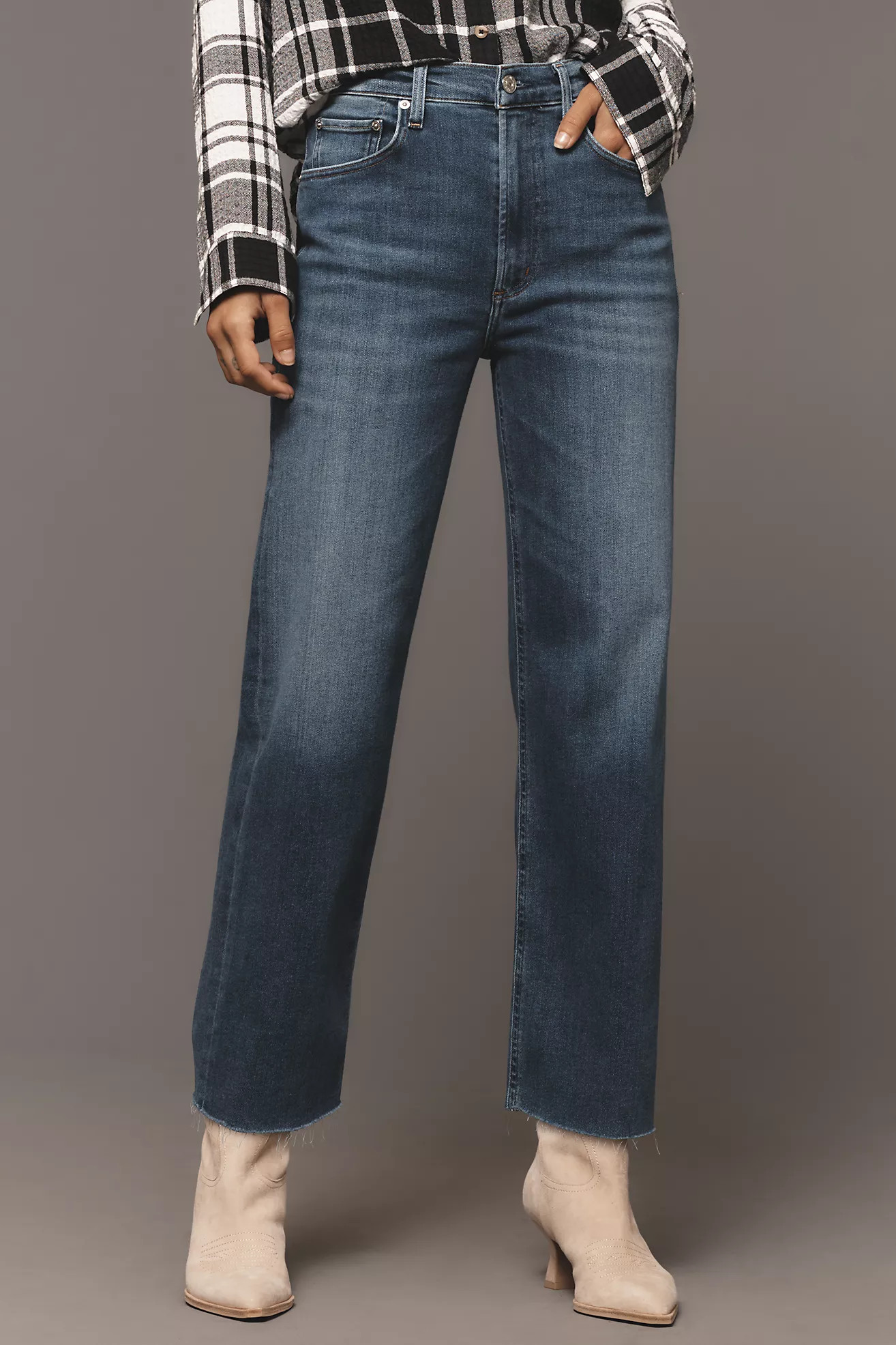 Citizens of Humanity Palma High-Rise Straight-Leg Jeans | Anthropologie (US)