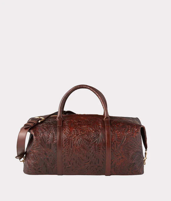 Hand-Tooled Duffle | Lucchese Bootmaker