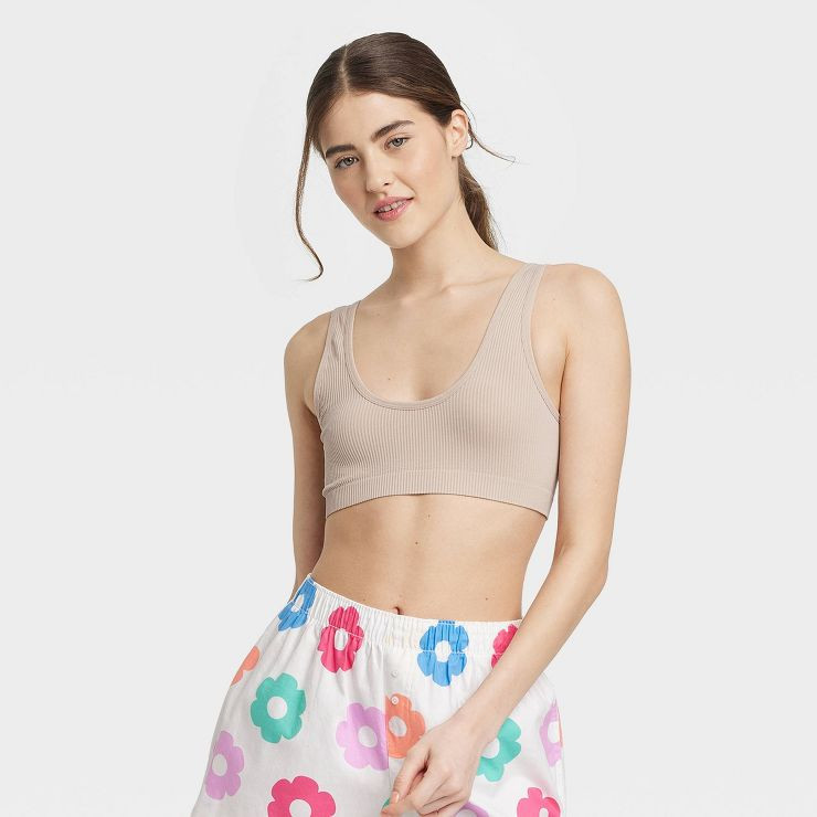 Women's Reversible Ribbed Bralette - Colsie™ | Target