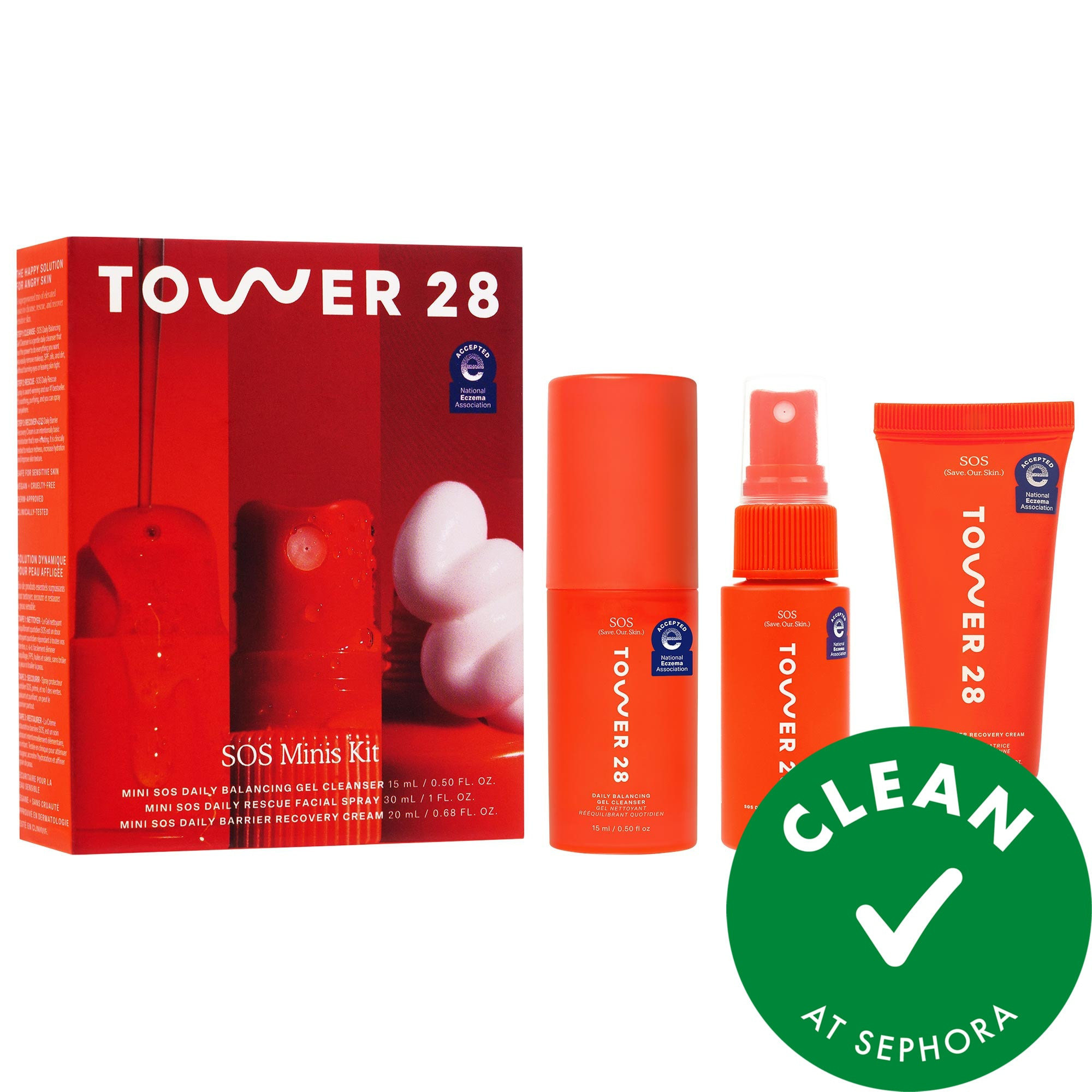 Tower 28 Beauty Mini SOS Skincare Bestsellers Set | Sephora (US)