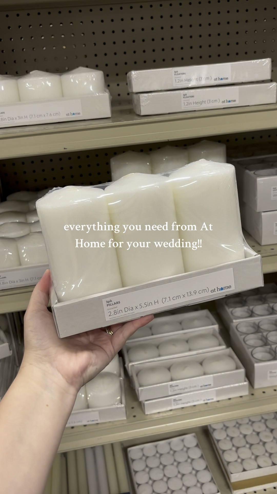 the At Home store is my secret little spot for candles for weddings and events!! 

#LTKParties #LTKSeasonal #LTKWedding