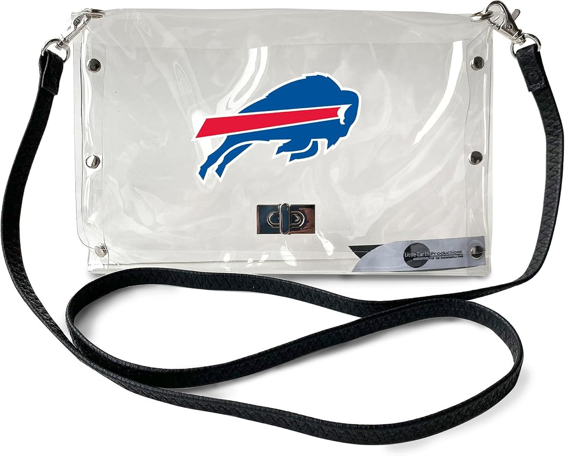 Littlearth NFL Dallas Cowboys Clear Envelope Purse with Black Fashion Strap, Team Color, 10" x 6.... | Amazon (US)