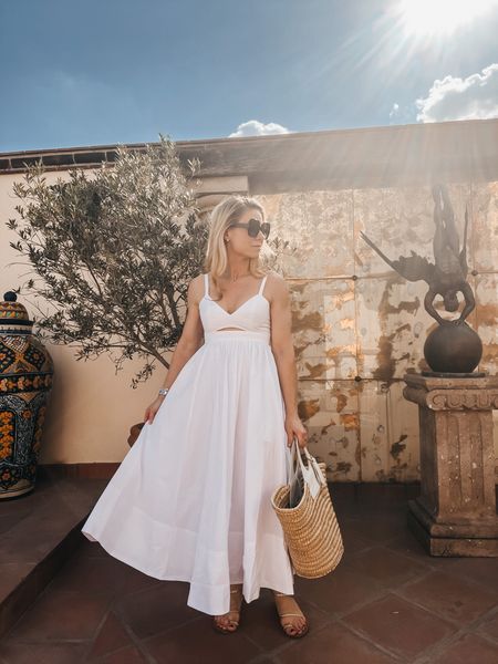 This white sundress with a subtle cutout is perfect for Spring  

#LTKSeasonal #LTKtravel