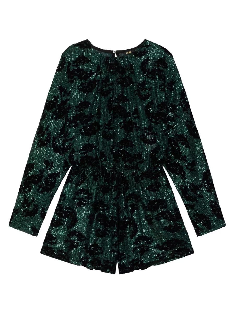 Iletie Sequined Romper | Saks Fifth Avenue