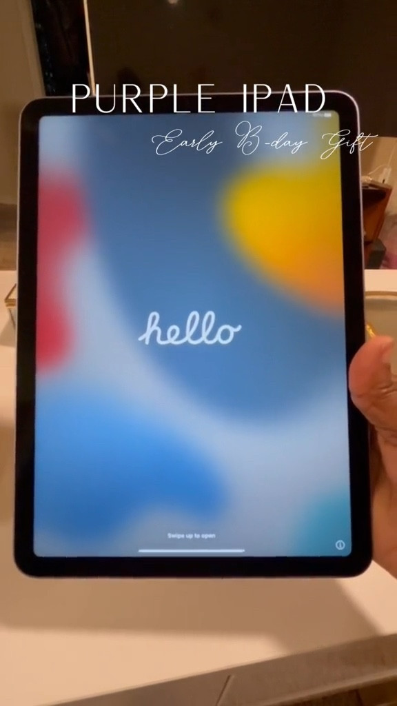 This was an early bday gift two years ago, but it still work like brand new! This iPad Air is sleek, beautiful and brilliant! My favorite color is purple!!! 💜💜💜💜🔥🔥🔥

#LTKfamily #LTKVideo #LTKhome