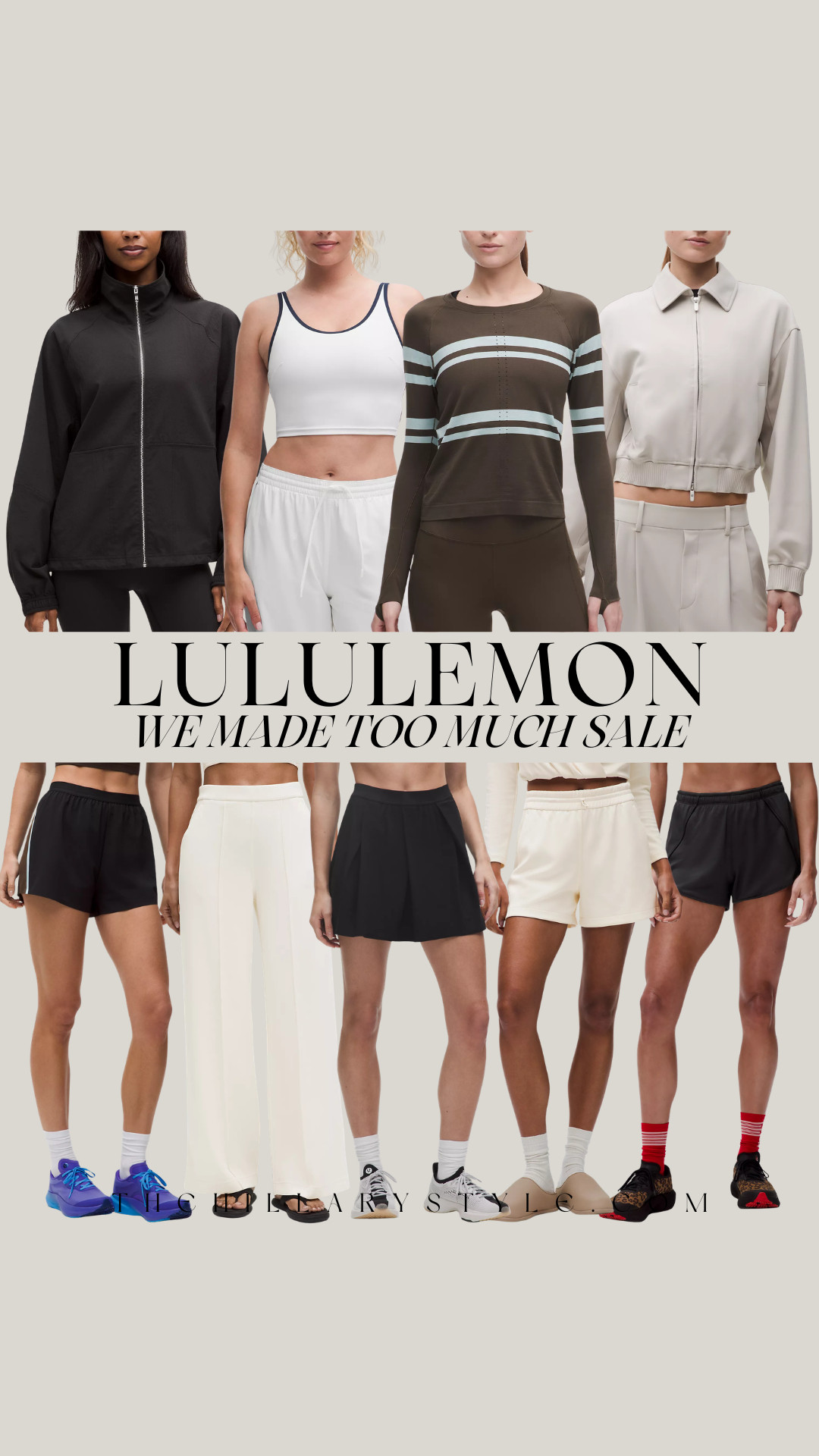 LULULEMON We Made Too Much Sale Finds
Score incredible deals on your favorite Lululemon pieces during the "We Made Too Much" sale! From the perfect performance jackets and supportive bras to comfortable joggers, running shorts, and versatile wide-leg pants, these finds offer premium quality at unmatched prices. Build your dream athletic and athleisure wardrobe with essential pieces in classic and new colorways. Shop the sale now! 

 #TheHillaryStyle #lululemon #wmtm #lululemonsale #activewear #athleisure #sportychic #fitnessfinds #outfitinspo #fashiondeals #pintereststyle #ltkunder50 #ltkunder100 

#LTKSeasonal #LTKActive #LTKSaleAlert