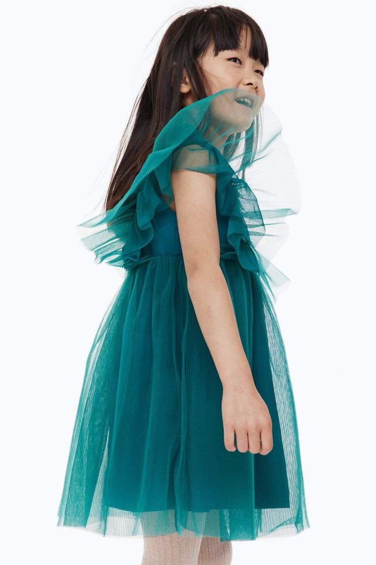 Pleated Tulle Dress | H&M (US)