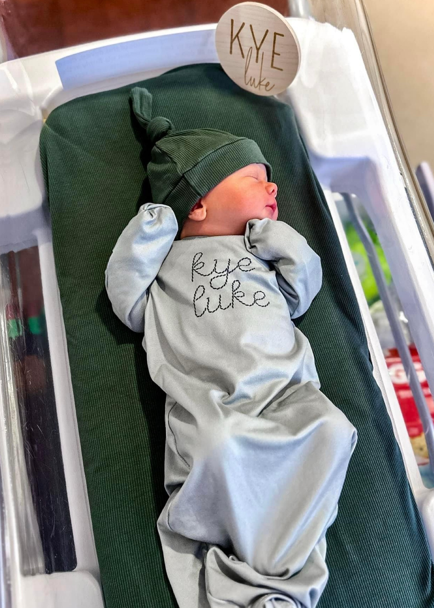 The cutest and softest monogram newborn set! This has been my absolute favorite wardrobe for my baby. So many color and styles to choose from. Makes it super easy to get that perfect newborn announcement photo! Great baby shower gift for any pregnant mom. 

#LTKbump #LTKbaby #LTKMostLoved