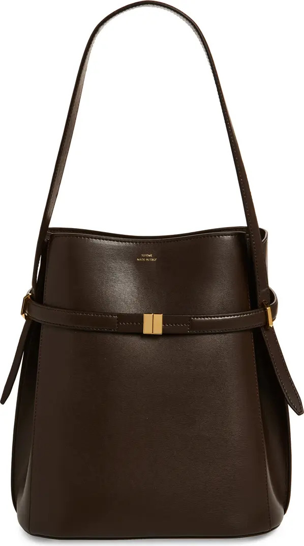 Belted Leather Bucket Bag | Nordstrom