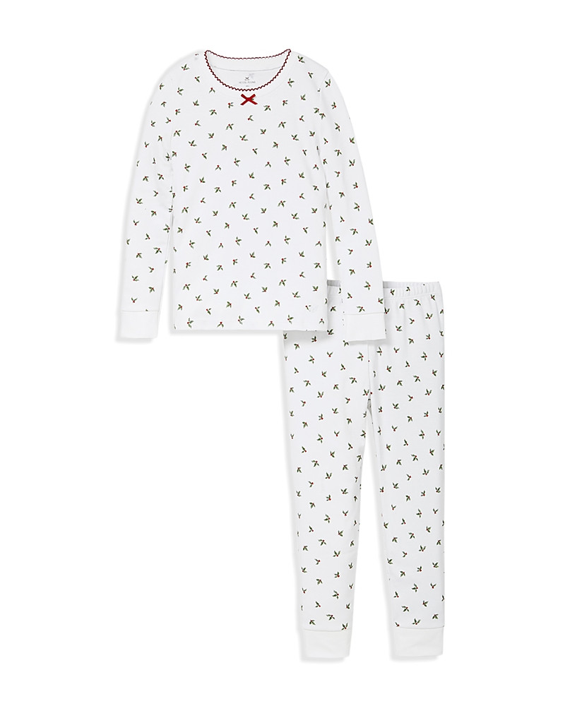Petite Plume Girls' Mistletoe Moments Pima Snug Fit Pajama Set - Baby, Little Kid, Big Kid | Bloomingdale's (US)