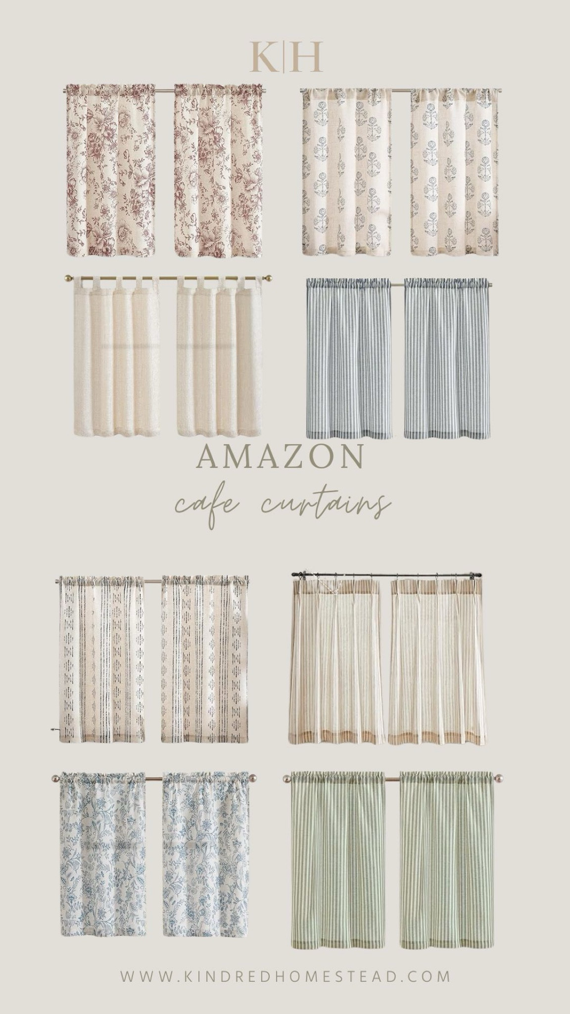 Amazon cafe curtain ideas for timelessly collected homes and home decor styles!

#LTKHome