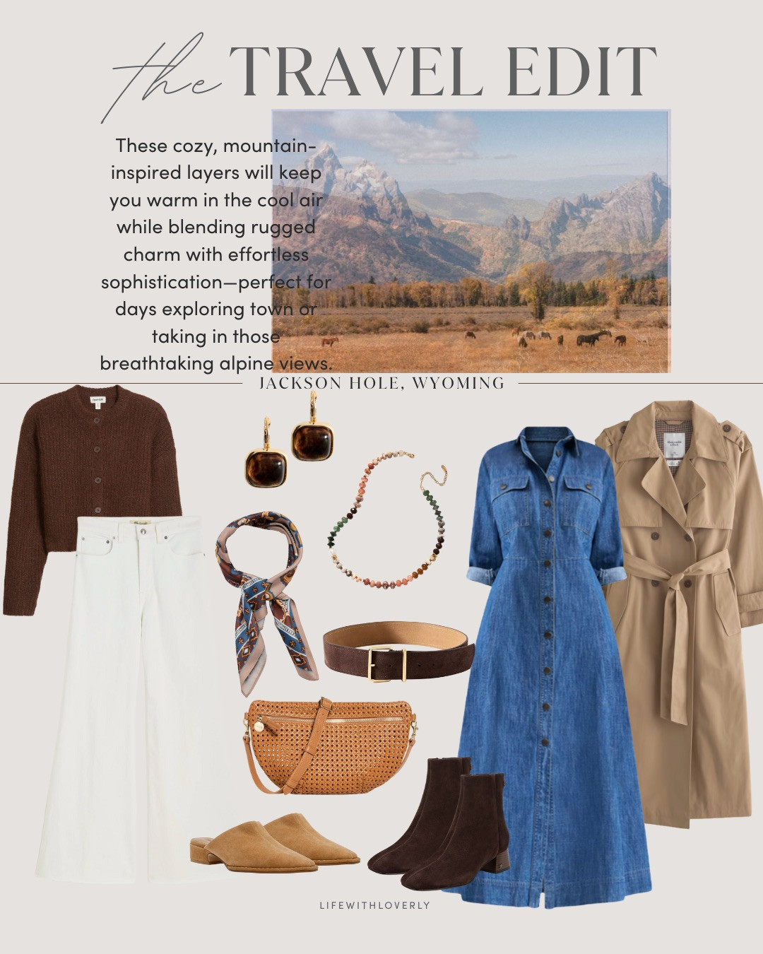 Classic fall looks! The brown knit sweater with white jeans is great because it can be dressed up or down! This brown printed scarf is the perfect pop of pattern to any look!


life with loverly, white denim, brown sweater, denim dress, maxi dress, trench coat, fall styling 

 #LTKSeasonal #LTKStyleTip