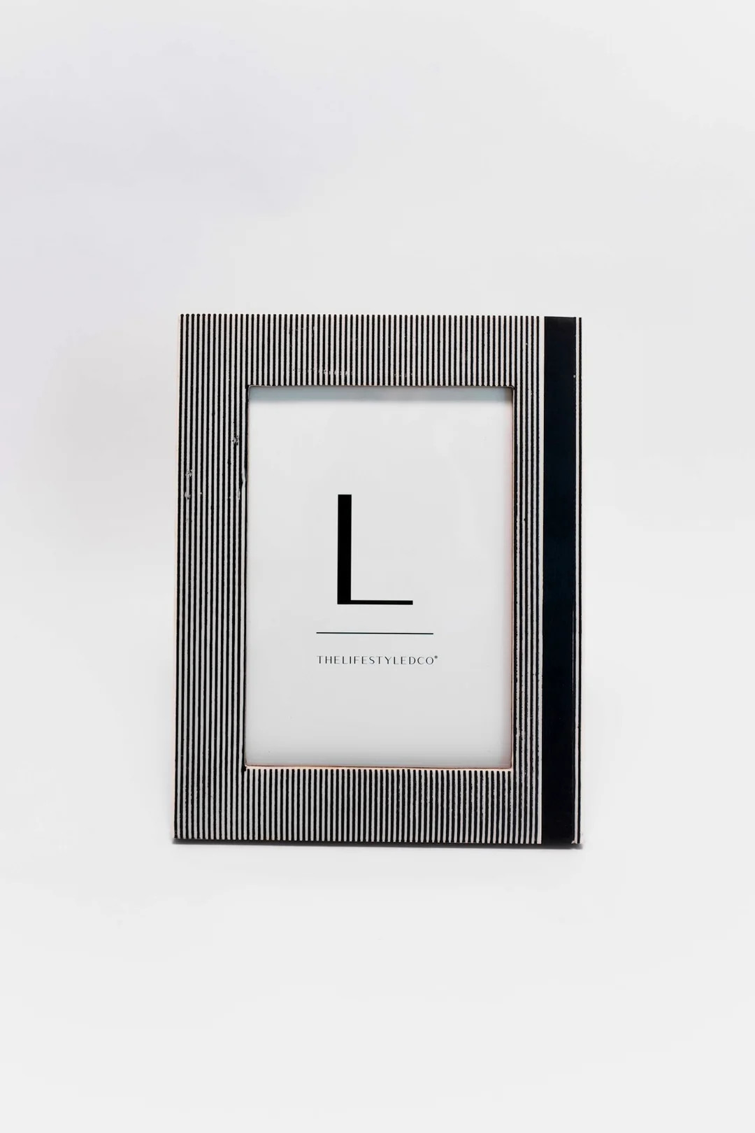 Black and White Striped Frame - 2 Sizes | THELIFESTYLEDCO