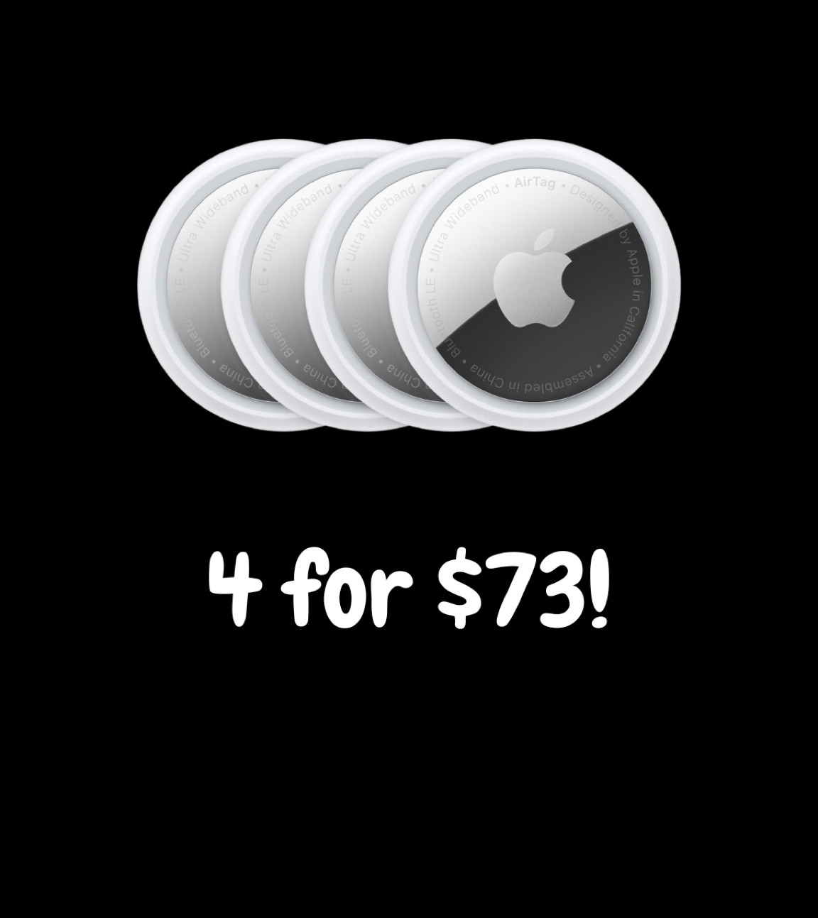 4 AirTags for a low price! I’ve linked them from a few vendors in case one sells out.

#LTKSaleAlert #LTKHoliday #LTKCyberWeek
