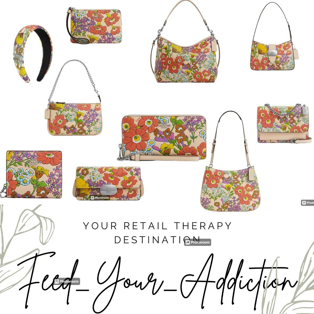 New Floral Collection drop!  Spring has sprung!  My cart is full, shop early this collection will sell out!  Feed_Your_Addiction to a new handbag and accessories!

#LTKitbag #LTKSeasonal #LTKstyletip