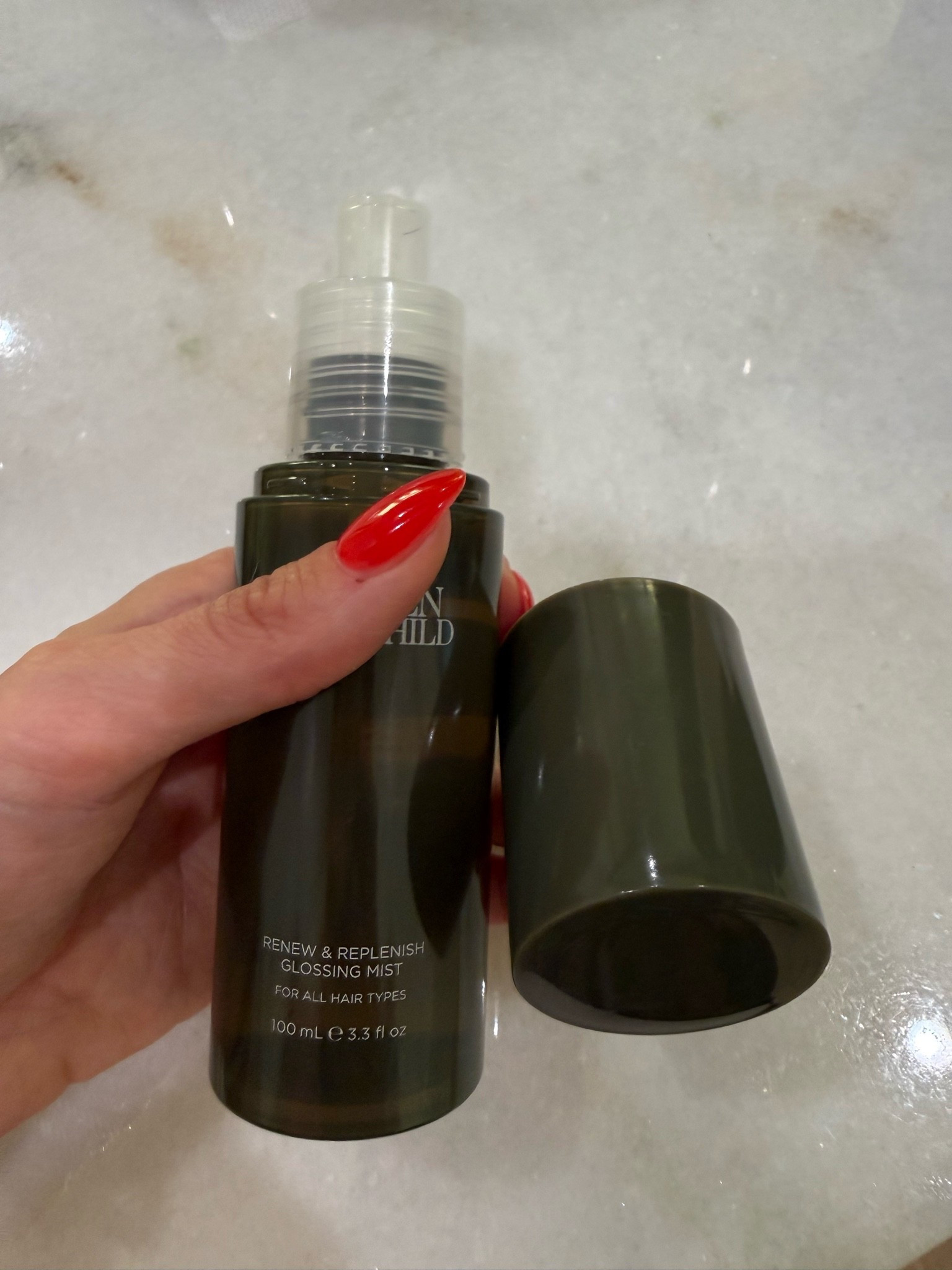 I was skeptical about this hair mist! But it works without feeling greasy  and tames flyways