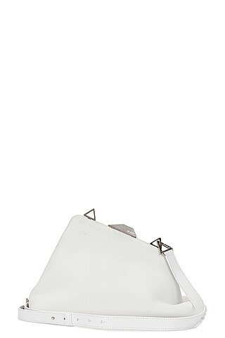 THE ATTICO Day Off Shoulder Bag in White | FWRD 