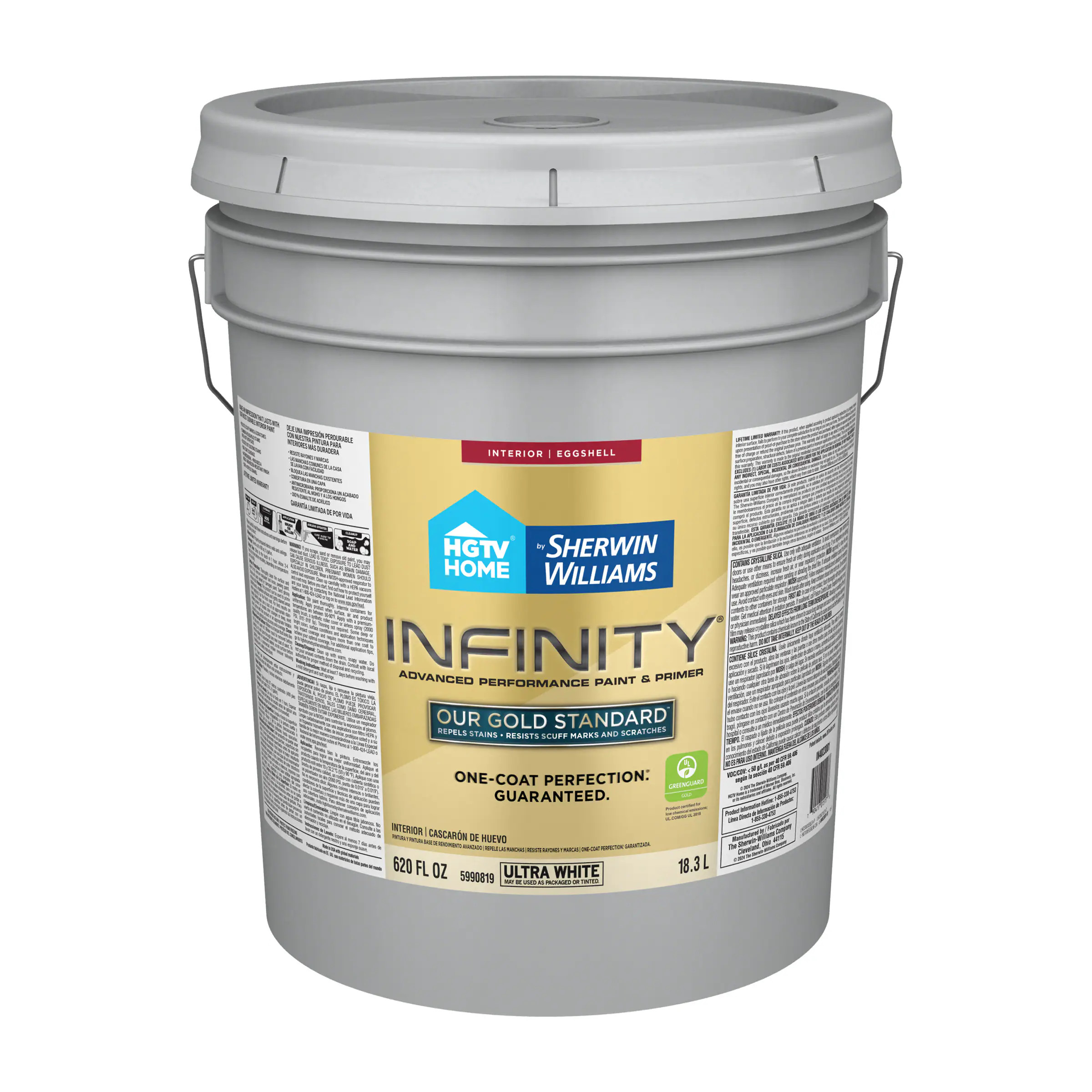 HGTV HOME by Sherwin-Williams  Infinity Eggshell Ultra White Base A Tintable Interior Paint Pain... | Lowe's