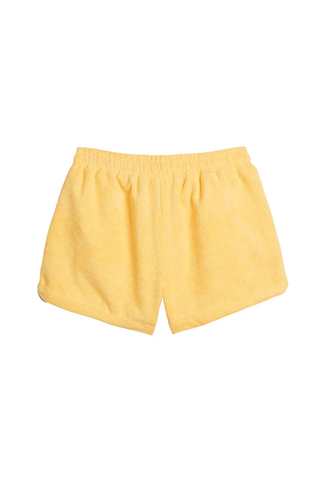 The Kauai French Terry Cabana Shorts with Star - Orange | Jocelyn