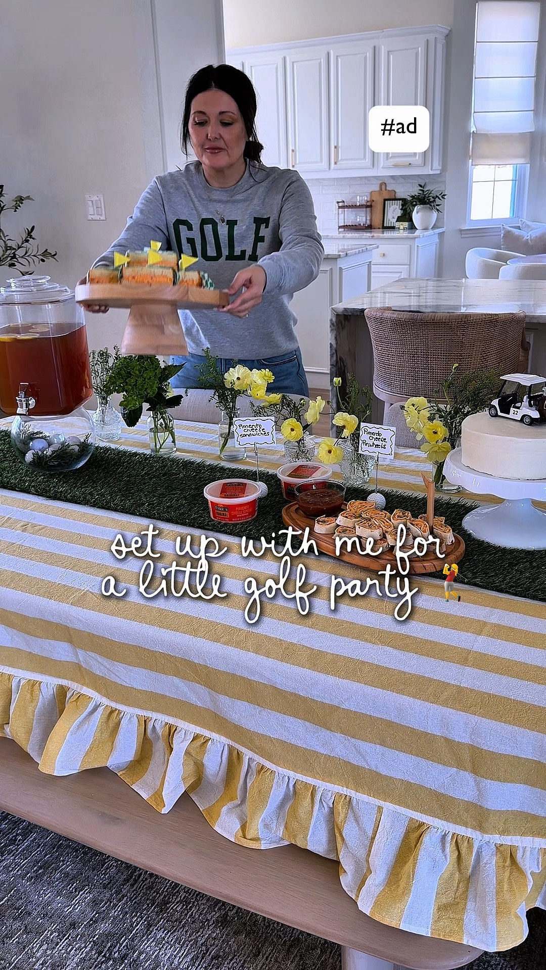 golf party setup ⛳️💚

everything I used for this setup is linked here — from the hosting pieces to the little details that make it feel extra special

such an easy theme if you’re hosting a golf watch party or just want something fun and different


#LTKHome #LTKSeasonal #LTKfoodie