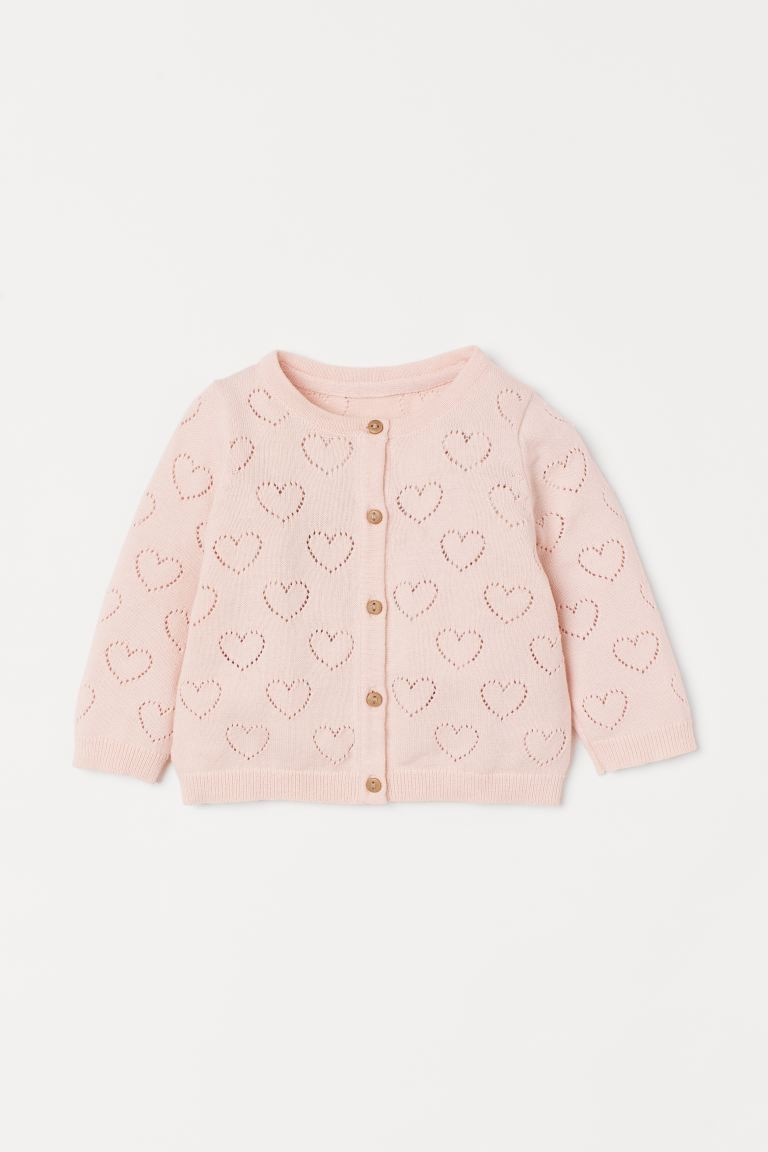 Cotton Pointelle Cardigan | H&M (US + CA)