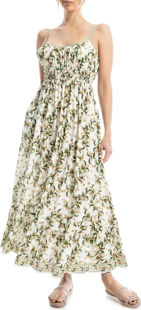 Smocked Empire Waist Maxi Dress | Nordstrom Rack