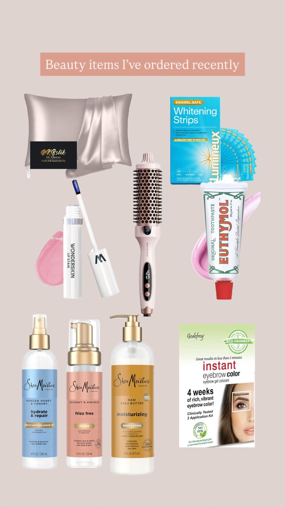 Beauty finds
Amazon beauty
Under $50
Trending
Teeth whitening
Skincare 

#LTKSpringSale #LTKselfcare #LTKBeauty