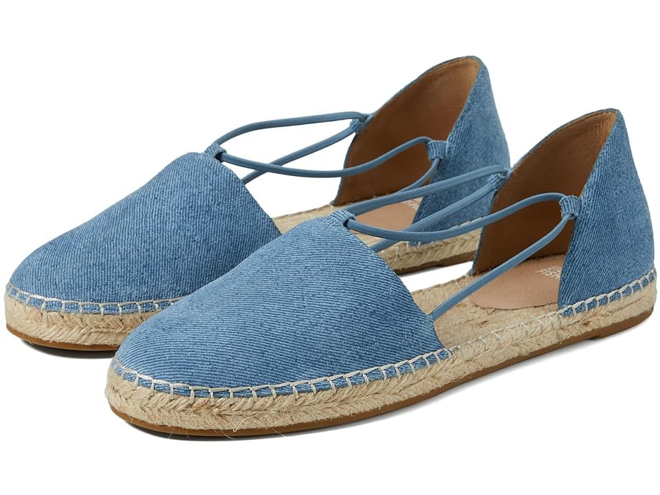 Eileen Fisher Lee (Denim) Women's Flat Shoes | Zappos