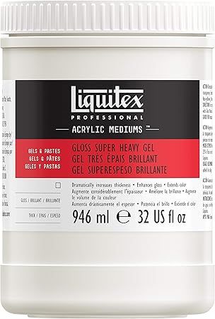 Liquitex Professional Gloss Super Heavy Gel Medium, 32-oz (7432) | Amazon (US)