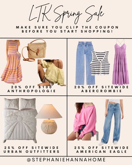 Shop the LTK Spring Sale! So many fun finds, don’t forget to clip the coupon before you start shopping!

#LTKstyletip #LTKsalealert #LTKSpringSale