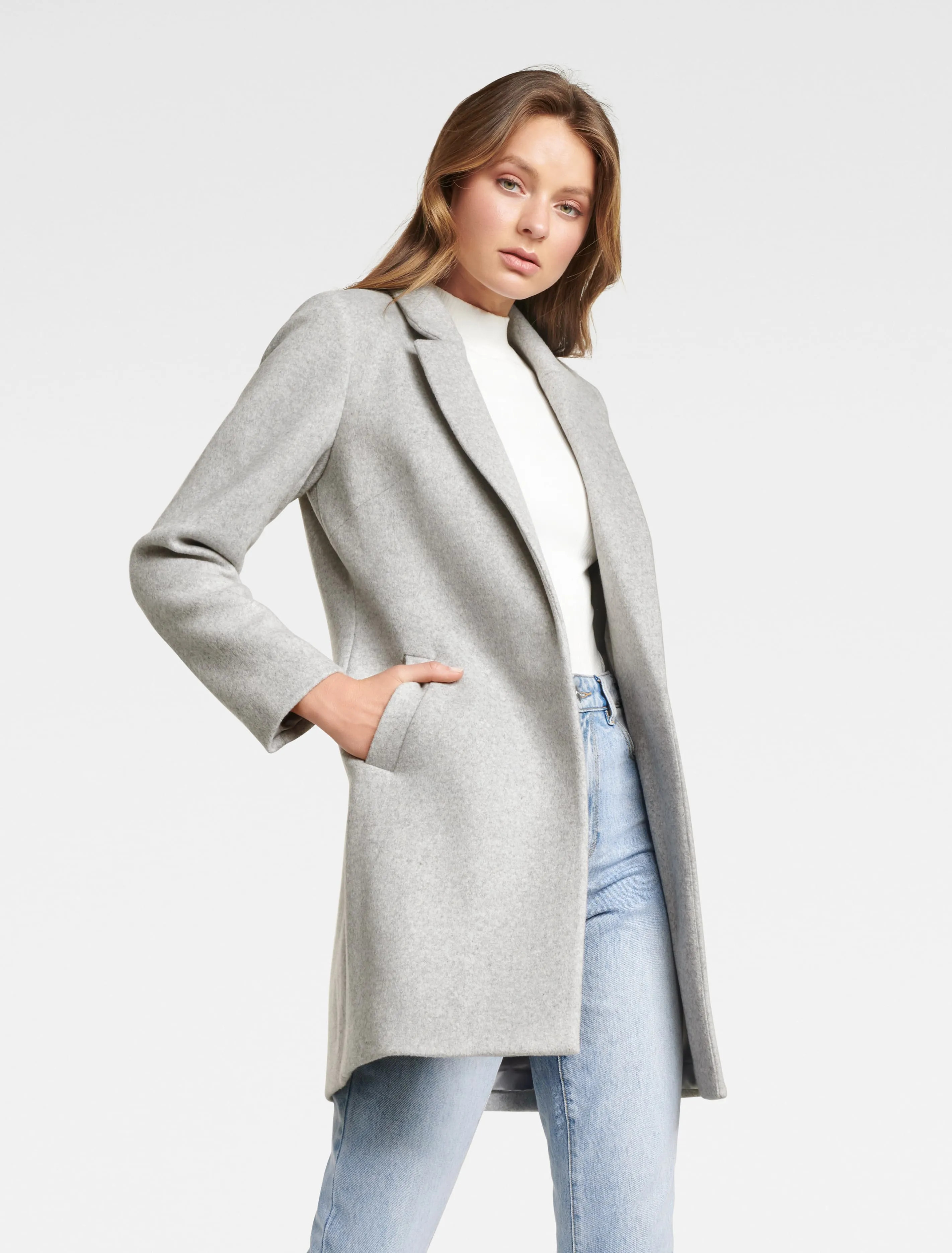 Adele Petite Edge to Edge Coat | Ever New (CA)