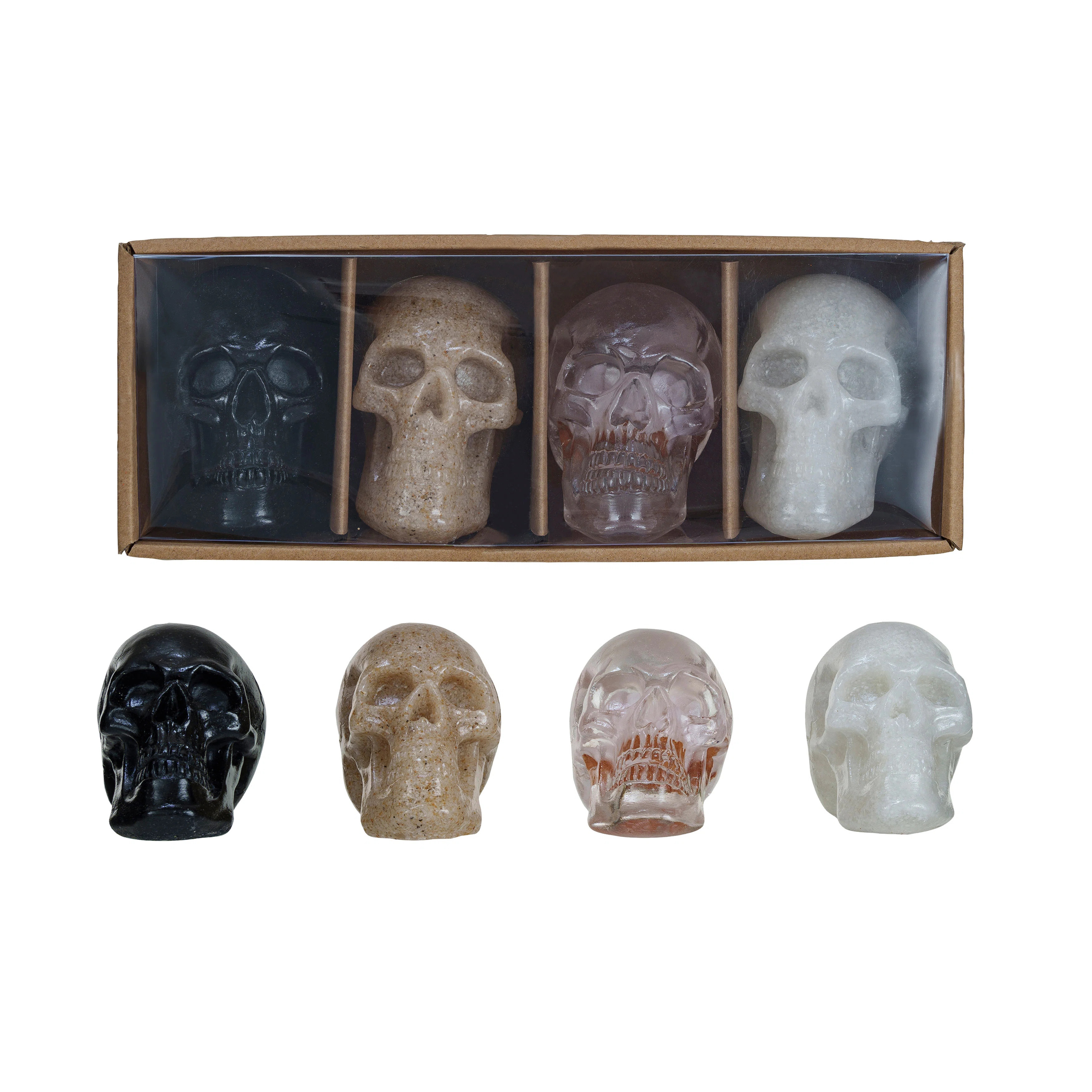 Resin Skulls Multi-Color Boxed | Wayfair North America