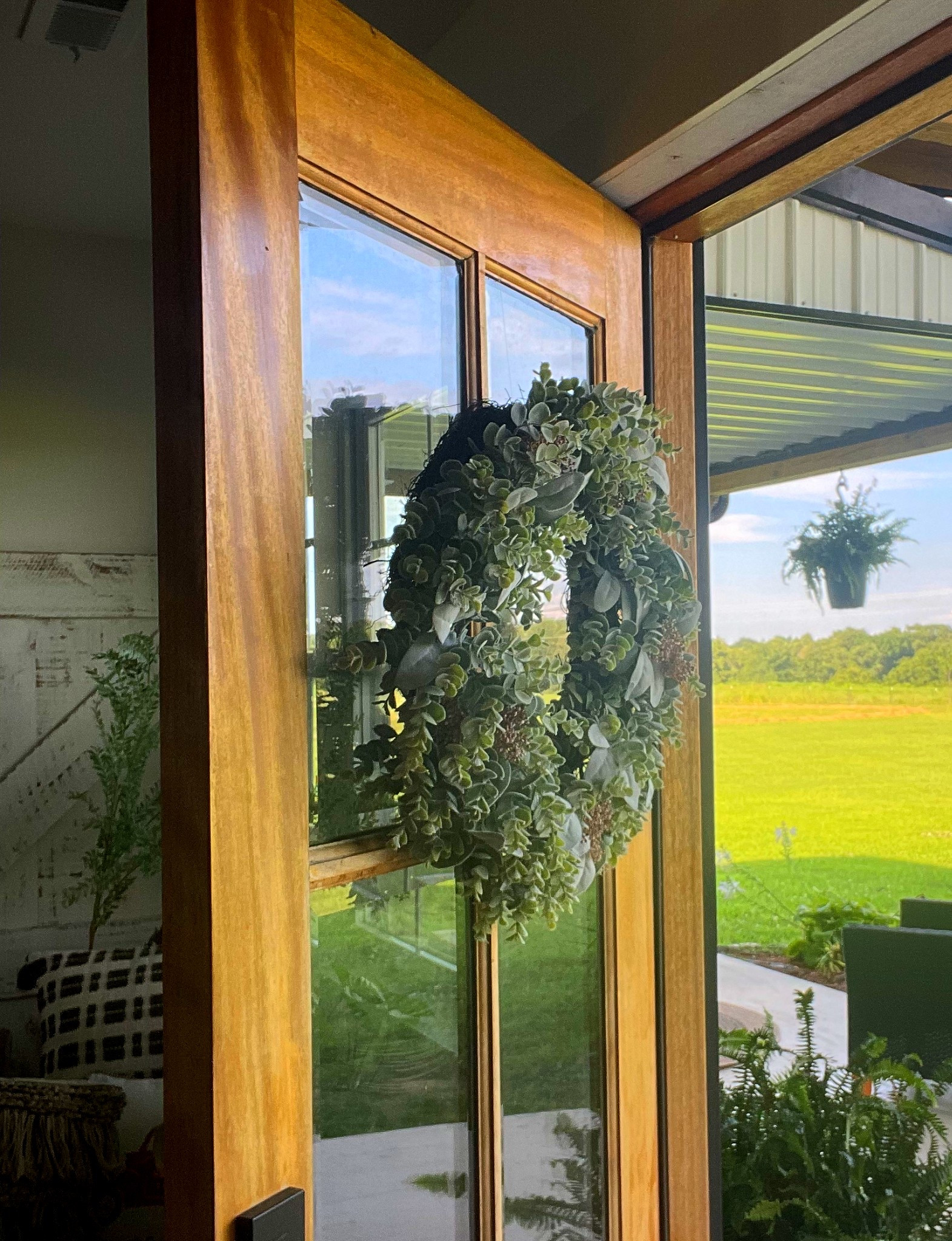 This is the perfect door wreath and can be used for several seasons. 

#LTKSeasonal #LTKFindsUnder50 #LTKHome