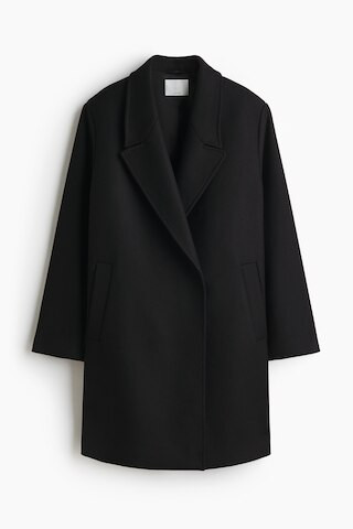 H & M - Oversized wool-blend coat - Black | H&M (UK, MY, IN, SG, PH, TW, HK)