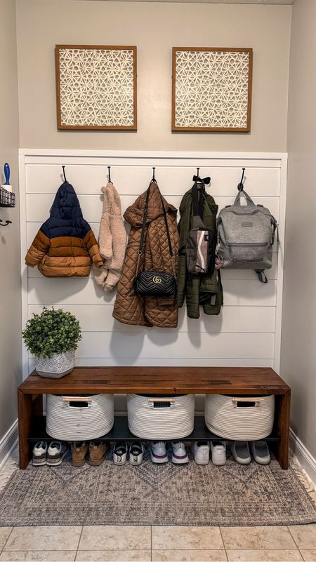 There’s nothing like a neat and tidy space, especially an entryway - and I right?! Linking my home entryway organization must haves here!! 👇🏼

#LTKhome #LTKfamily