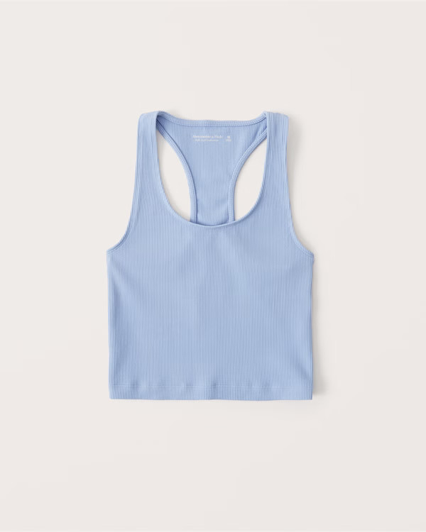 Seamless Ribbed Racerback Tank | Abercrombie & Fitch (US)