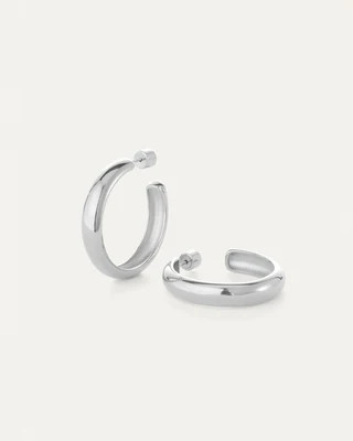 Staple Hoop Earrings - Large | Jenny Bird (US)