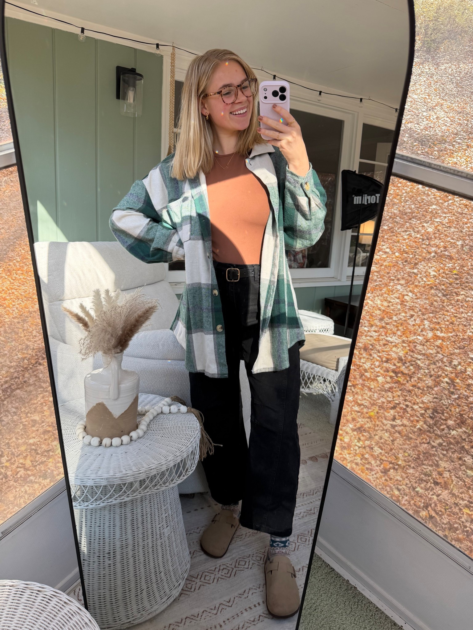 Cozy fall ootd! Black barrel jeans, clogs, plaid, Shacket,

#LTKMidsize #LTKHoliday #LTKootd