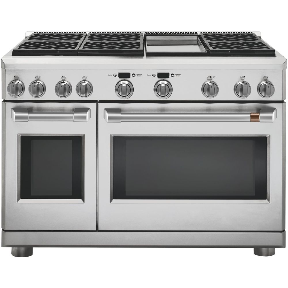 Café 8.2 Cu. Ft. Self-Cleaning Freestanding Double Oven Dual Fuel Convection Range Stainless ste... | Best Buy U.S.