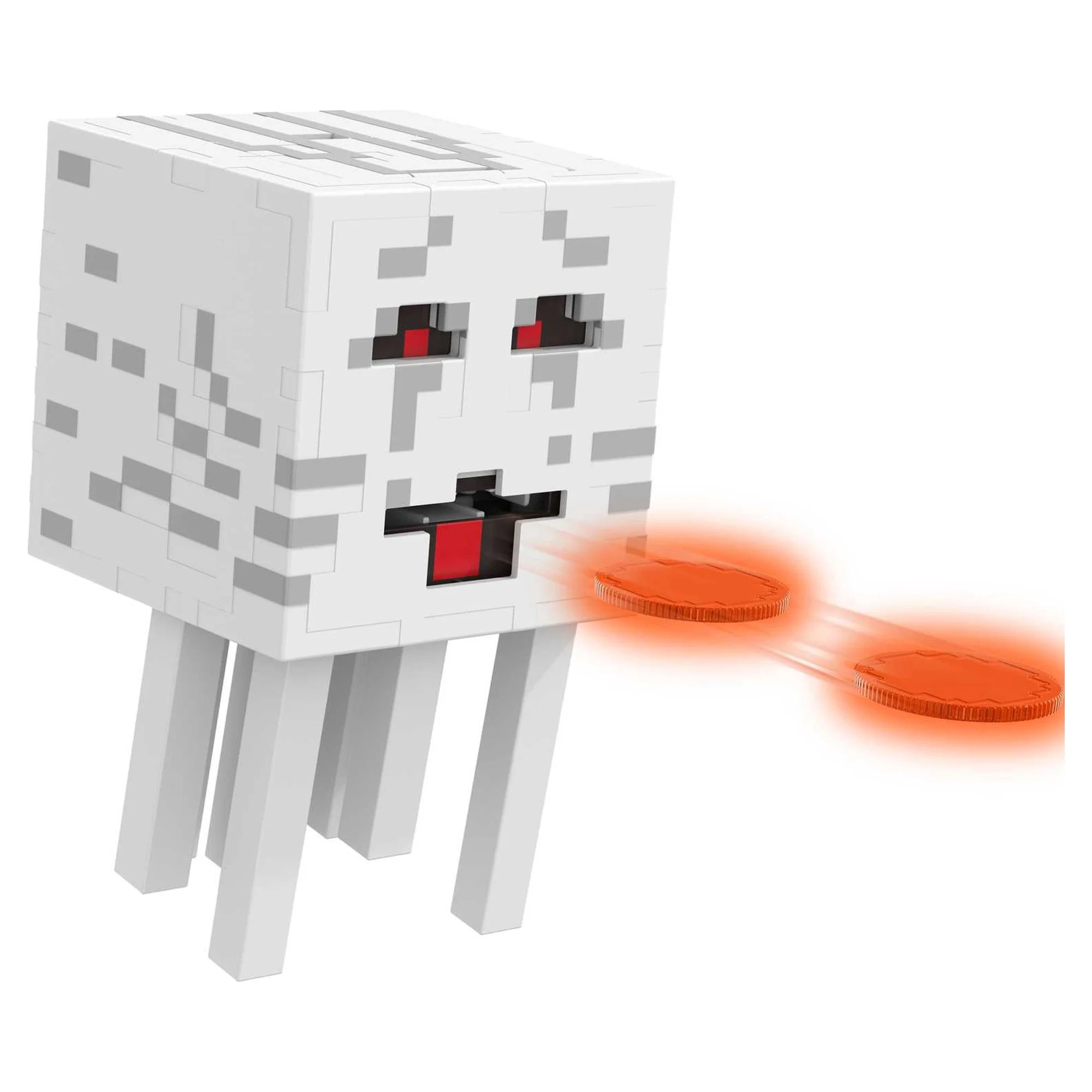 Minecraft Fireball Ghast Action Figure & Accessories, Load & Launch with 10 Discs, Pixelated Desi... | Walmart (US)