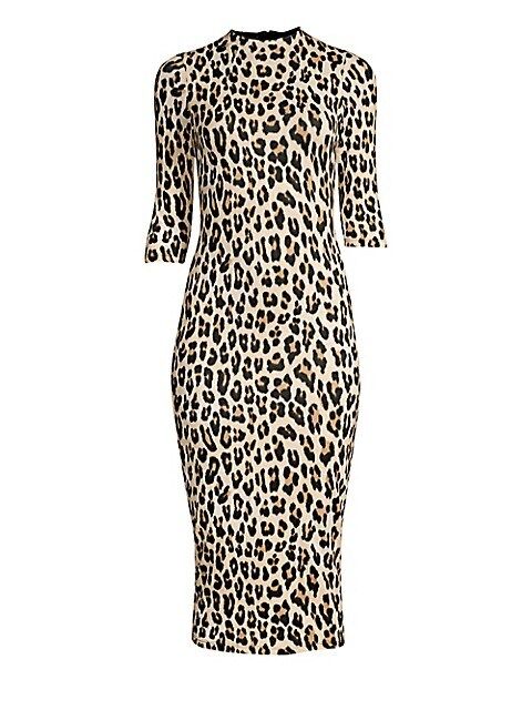 Delora Leopard Bodycon Dress | Saks Fifth Avenue